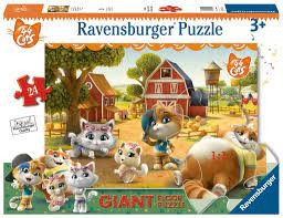 PUZZLE 24 KOTY NA FARMIE 