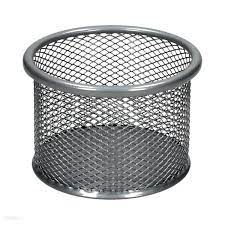 KUBEK OKRĄGŁY ŚREDNI NET B80205  SILVER