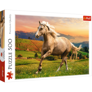 PUZZLE 500  GALOP W POŁUDNIOWYM SŁOŃCU