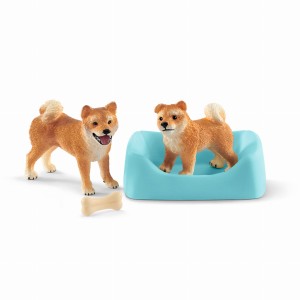 SCHLEICH 42479 SHIBAINU MATKA I SZCZENIAK