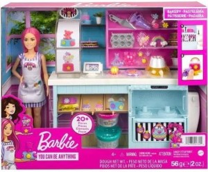 BARBIE CUKIERNIA ZESTAW Z LALKĄ 