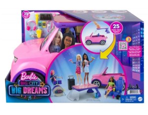 BARBIE BIG CITY AUTO KONCERTOWA  SCENA 2W1 GYJ25