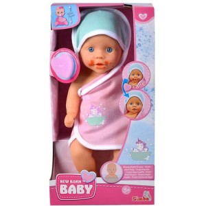 NEW BORN BABY BRUDNY BOBAS 30CM  DO KĄPANIA