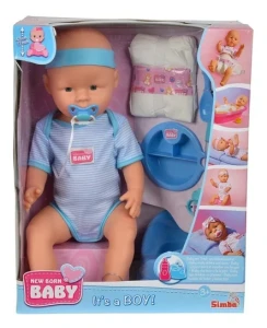 NEW BORN LALKA FUNKCYJNA CHŁOPI EC