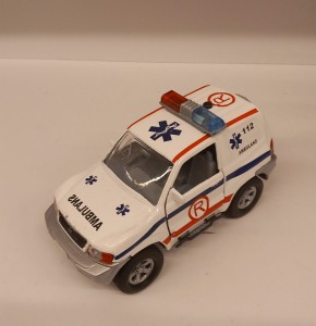 AUTO METAL PAJERO Z DŹWIĘKIEM /4748