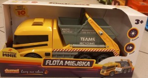 DUMEL FLOTA MIEJSKA ŚMIECIARKA Z KONTENEREM