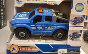 AUTO POLICJA PRZYKRĘCANE KOŁA /7116