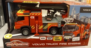 VOLVO STRAŻ POŻARNA 19CM ŚW/DŹW  MAJORETTE