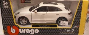 BURAGO SAMOCHÓD METALOWY PORSHE  MACAN