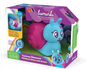 LUMINKI ŚWIECĄCY PRZYJACIELE  TĘCZOWY ŚLIMACZEK