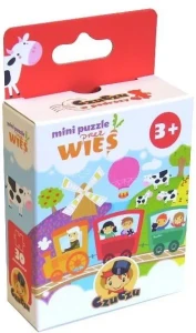 CZUCZU MINI PUZZLE 3+ PRZEZ WIEŚ