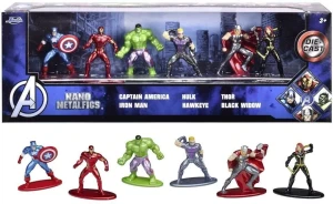 AVENGERS METALOWE FIGURKI 6SZT /8186