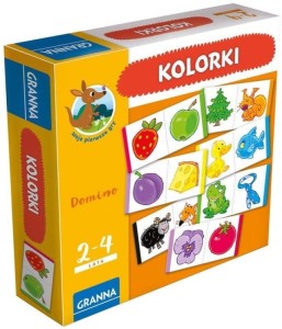 GRA UKŁADANKA KOLORKI  GRANNA
