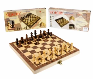 GRA-SZACHY DREWNIANE MAGNETYCZN E /4157/