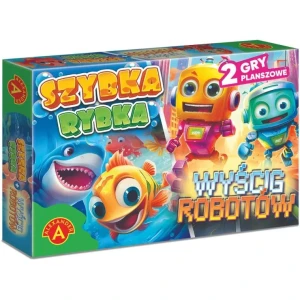 GRA-SZYBKA RYBKA+WYŚCIG ROBOTÓW 