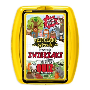 GRA-TOP TRUMPS QUIZ DZIECIAKI  ZWIERZAKI
