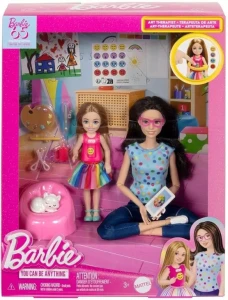 BARBIE ARTETERAPIA ZESATAW 2 LALKI HRG48
