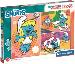 PUZZLE 3X48 SMERFY 