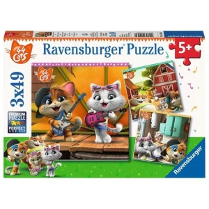 PUZZLE 3X49 KOTY 0130 