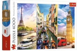 PUZZLE 4000 WYCIECZKA PO EUROPI /45009/TREFL