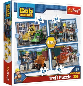 PUZZLE 4W1 BOB BUDOWNICZY/34350 