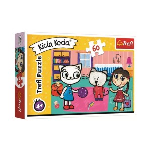 PUZZLE 60 KICIA KOCIA Z PRZYJAC IÓŁMI 17343 TREFL