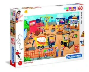PUZZLE 60 MEN AT WORK CLEMENTONI