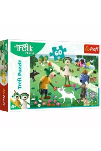 PUZZLE 60 RADOSNY DZIEŃ TREFLIK ÓW  /TREFL  17377