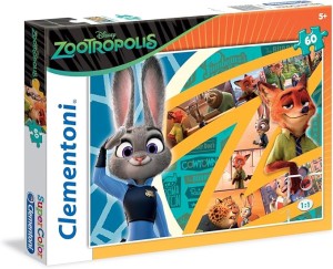 PUZZLE 60 ZOOTROPOLIS CLEMENTONI