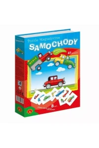 PUZZLE MAGNETYCZNE-SAMOCHODY 