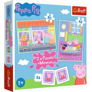 PUZZLE+MEMO PEPPA 