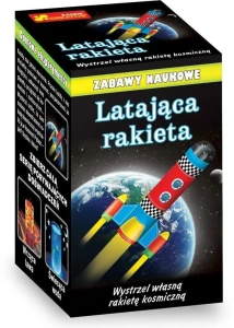 ZABAWKI NAUKOWE LATAJĄCA RAKIETA  ZESTAW DO EKSPERYMENTÓW