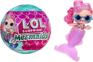 LOL SURPRISE MERMAIDS! LALKA  BROKATOWA SYRENKA W KULI/0604
